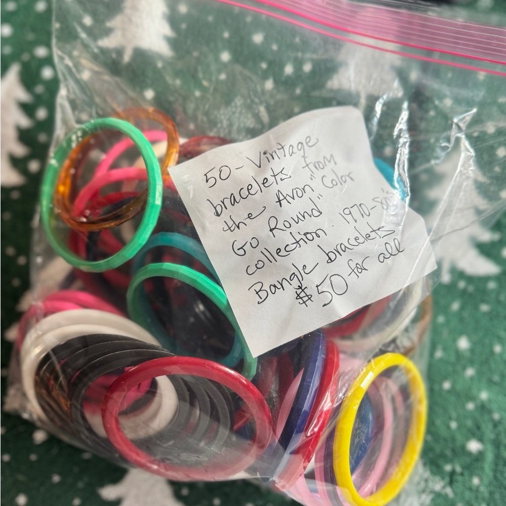 Avon Colorful Bangle Bracelet Set